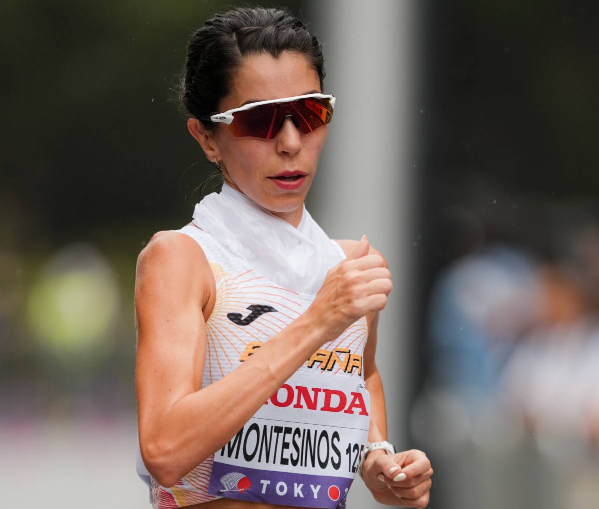 Cristina Montesinos, setena als 35 quilòmetres marxa dels Mundials de Tòquio