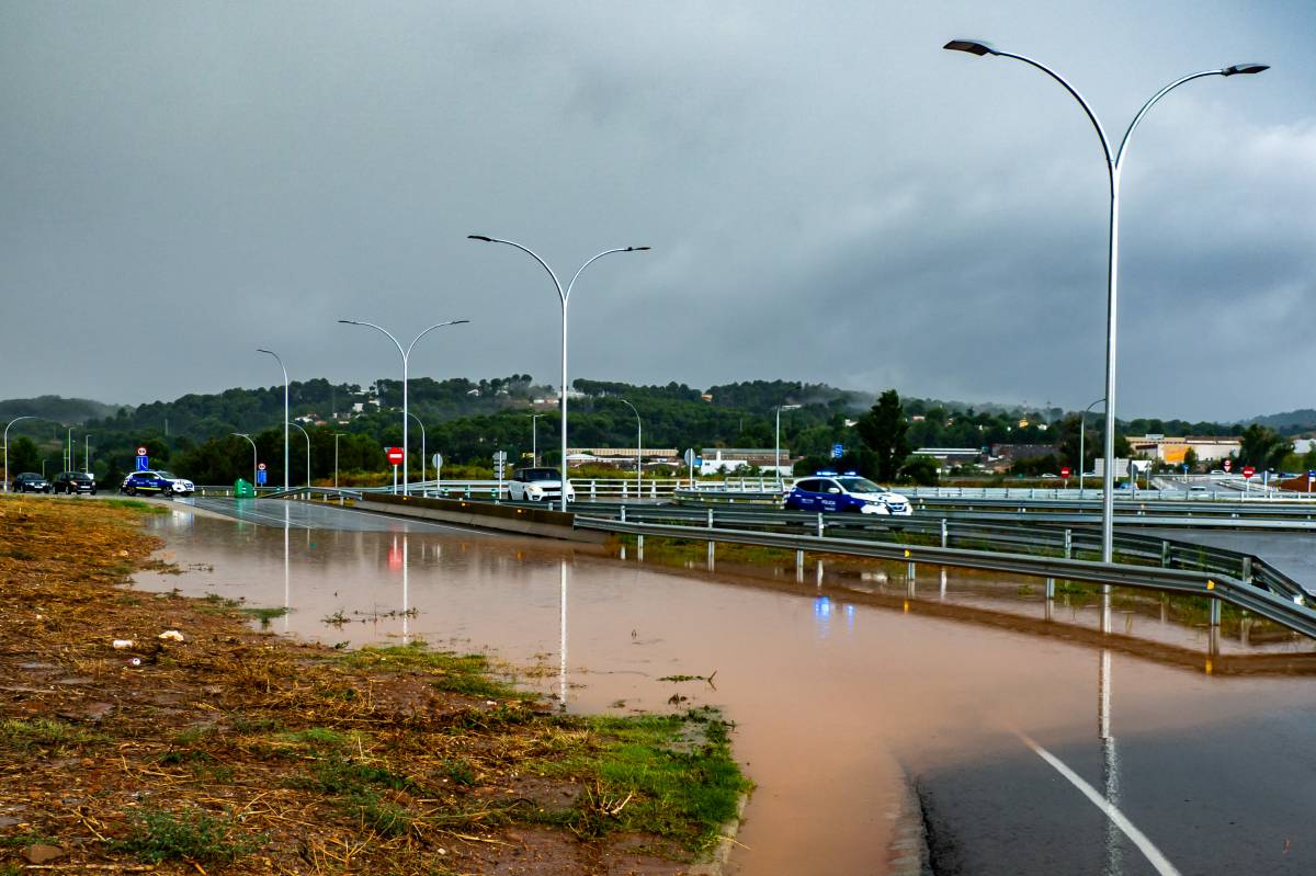 Els efectes de la pluja a Sabadell - JUANMA PELÁEZ