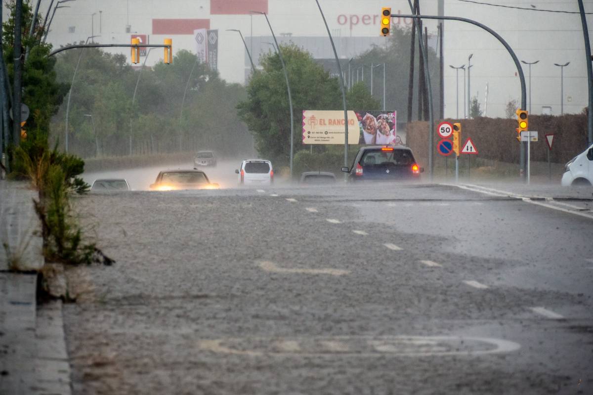 Els efectes de la pluja a Sabadell - JUANMA PELÁEZ