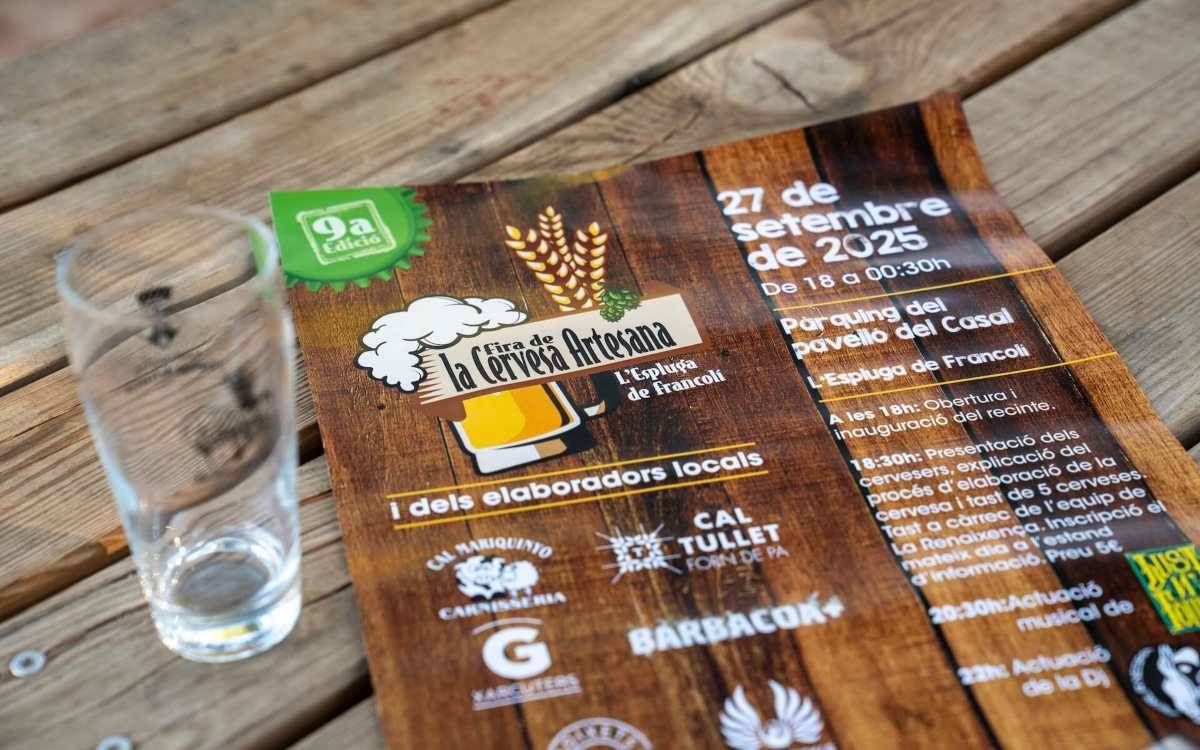 Arriba la 9a edició de la Fira de la Cervesa Artesana i dels Elaboradors Locals de l'Espluga de Francolí