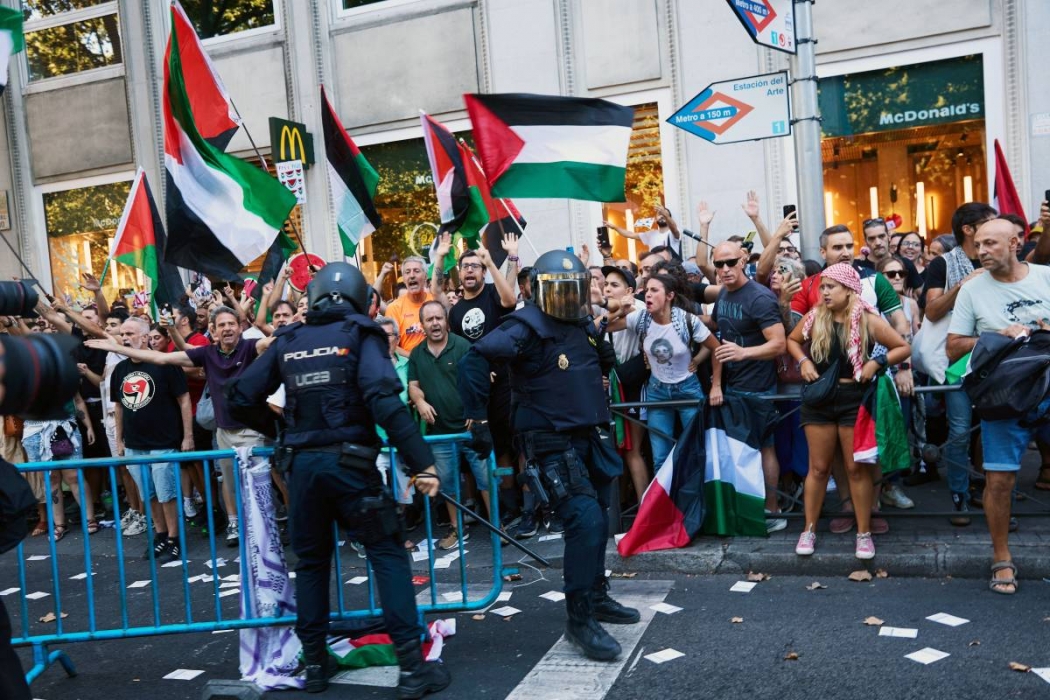 Les protestes propalestina a Madrid agreugen la guerra política entre PP i PSOE