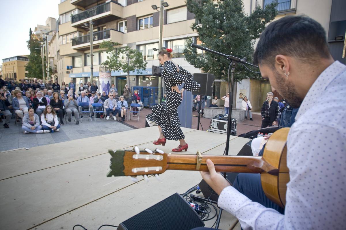 Moment de la jornada de Flamenco al Carrer del 2024 a Terrassa - Nebridi Aróztegui