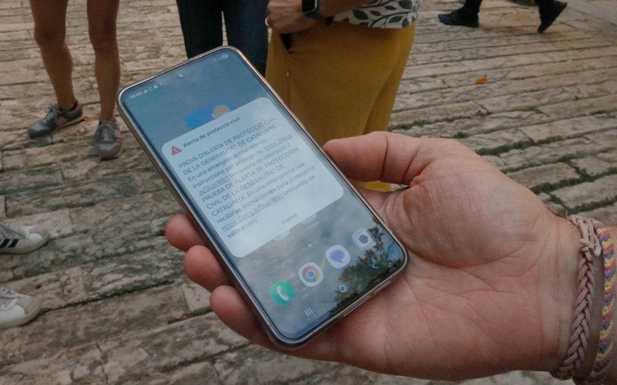 Més de 15.000 respostes en mitja hora a la prova Es-Alert a les comarques centrals i gironines