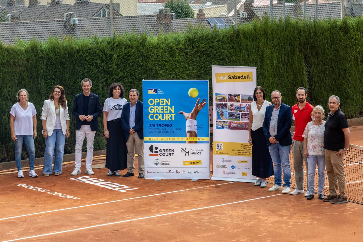 El Tennis Sabadell escalfa motors per al 31è Open Green Court