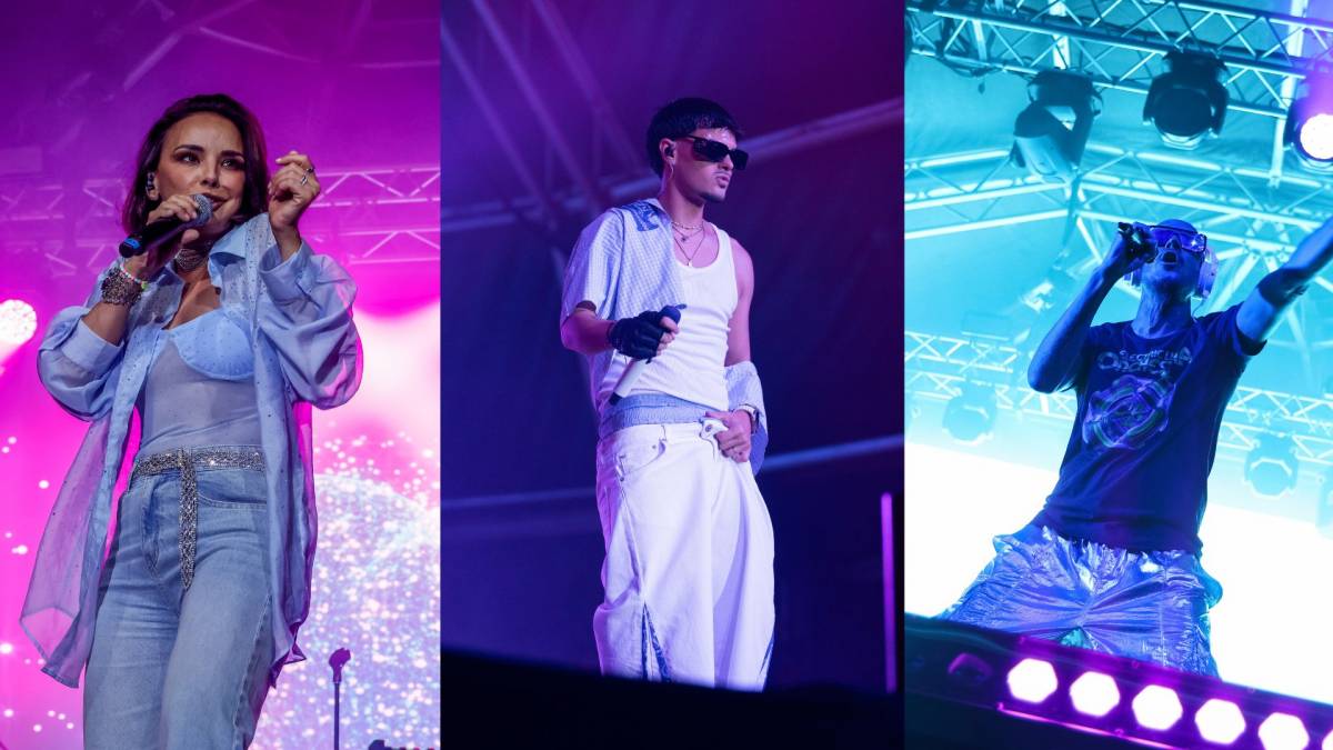 Chenoa, Abraham Mateo i Guille Milkyway, als seus concerts de FM Sabadell - JMP-DC-VC / Muntatge propi Chenoa, Abraham Mateo i Guille Milkyway, als seus concerts de FM Sabadell