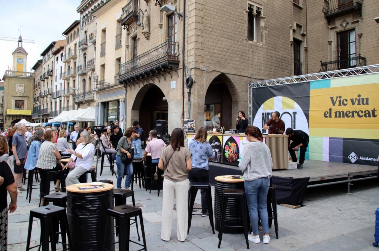 El Mercat de Vic oferirà demostracions de cuina en directe amb cuiners locals i producte de proximitat