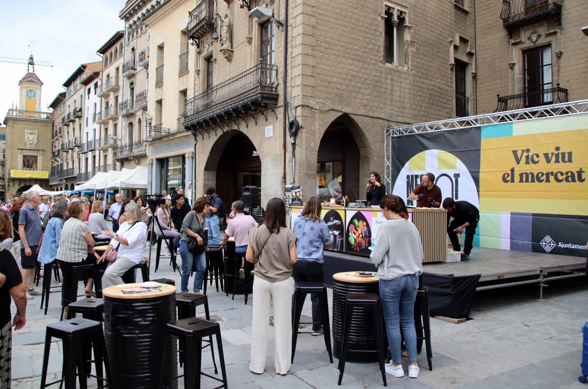 El Mercat de Vic oferirà demostracions de cuina en directe amb cuiners locals i producte de proximitat