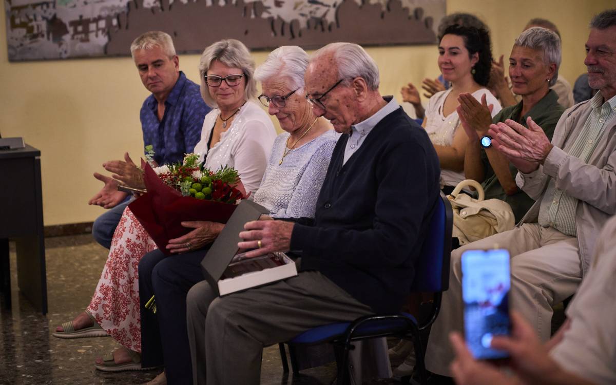 Cerimònia de reconeixement a Ramon Batllés i Santasmasas com a Fill Predilecte de Tona.
