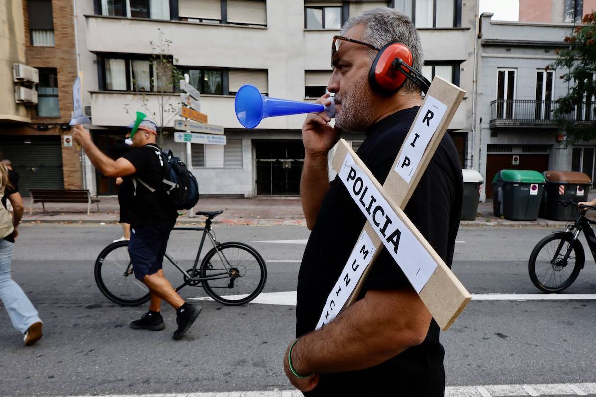 Protesta d'agents de la Policia Municipal de Sabadell - Juanma Peláez