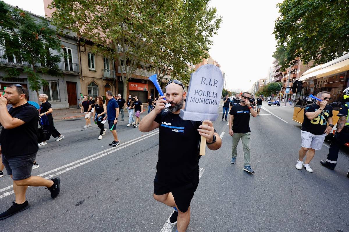 Protesta d'agents de la Policia Municipal de Sabadell - Juanma Peláez