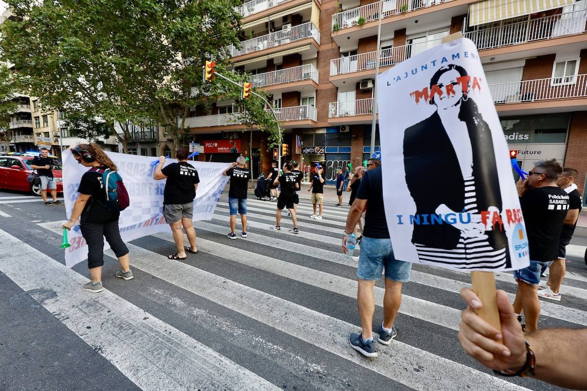 Protesta d'agents de la Policia Municipal de Sabadell - Juanma Peláez