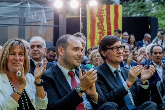 El president de la Generalitat defensa des de Madrid que «la majoria dels catalans» volen «mirar endavant»