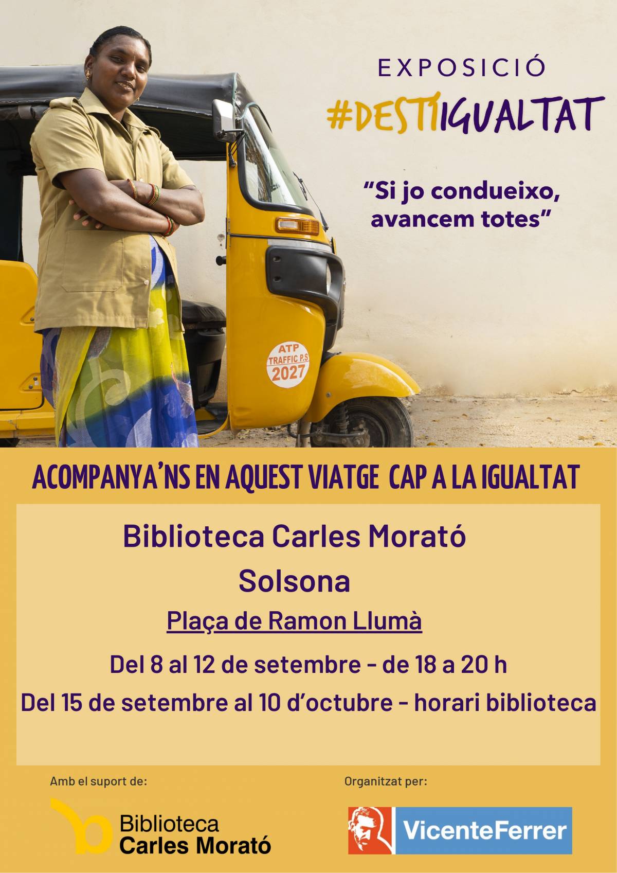Arriba a Solsona l'exposició «Destí Igualtat»