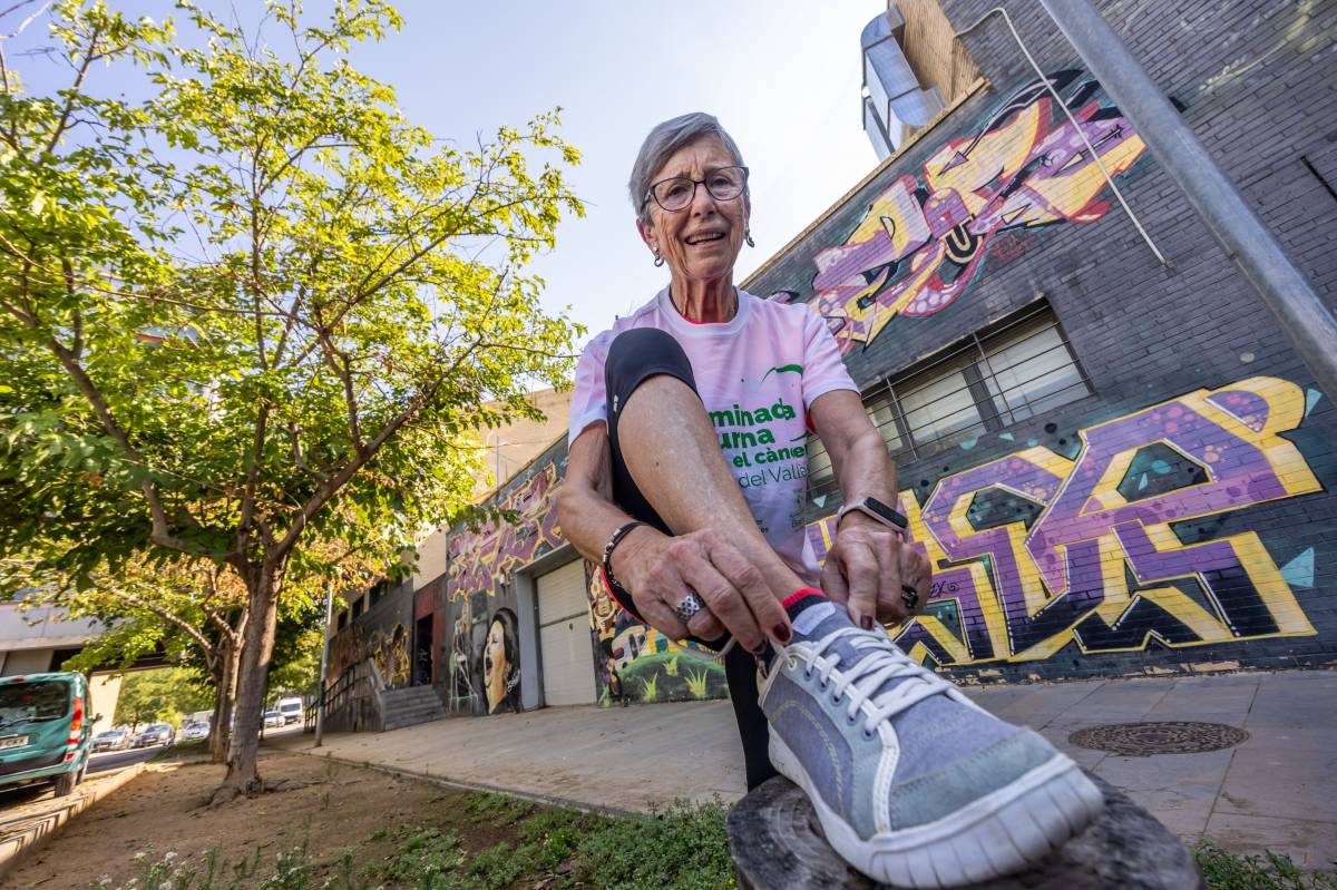 Charo Roldán, una supervivent que no deixa mai de caminar