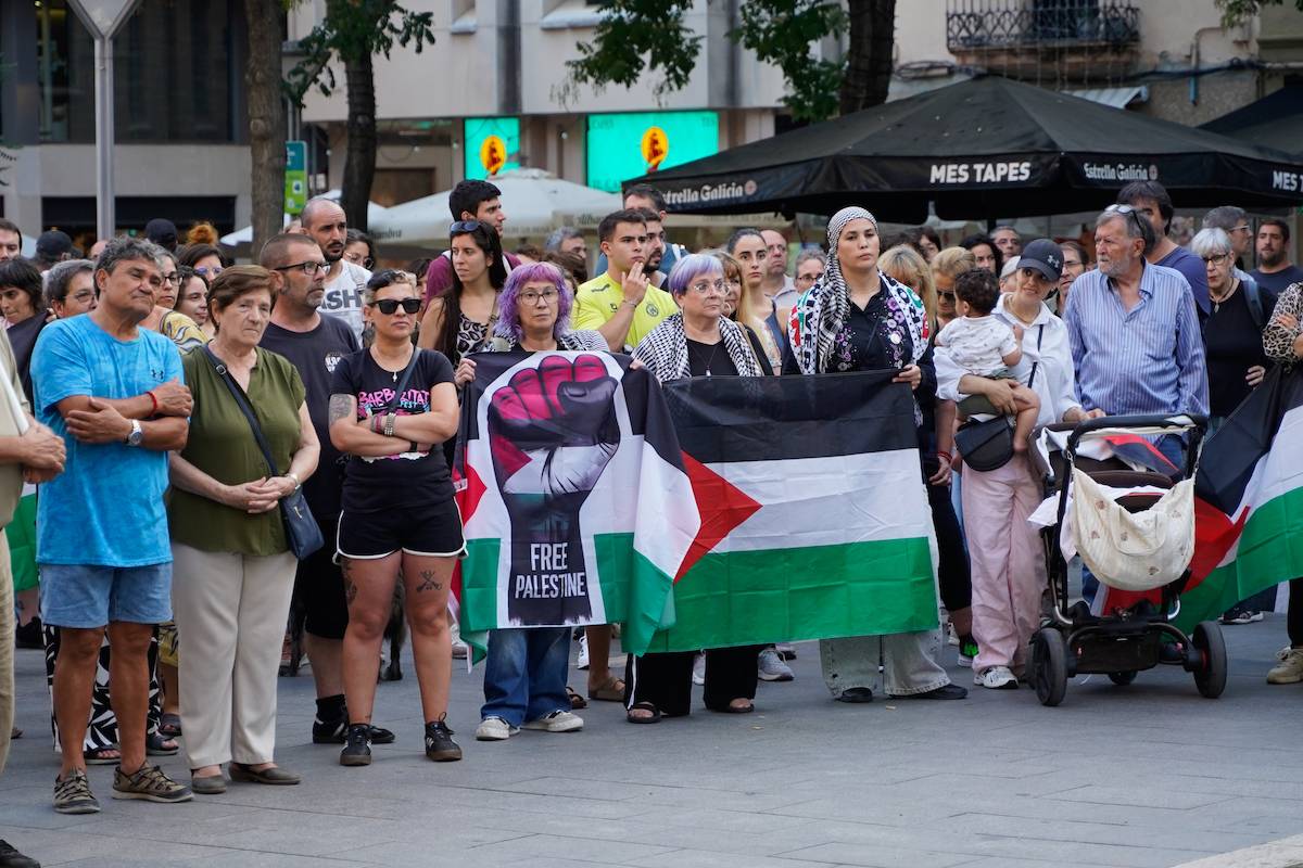 Manifestació pro Palestina a Sabadell