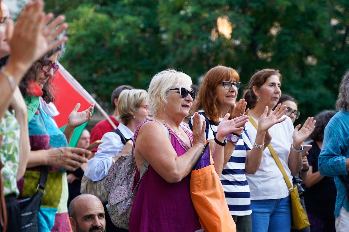Manifestació pro Palestina a Sabadell