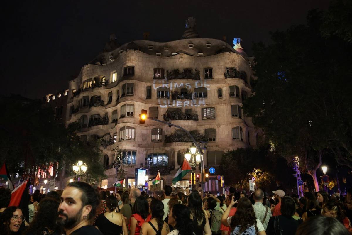 La part final de la manifestació - Hugo Fernández