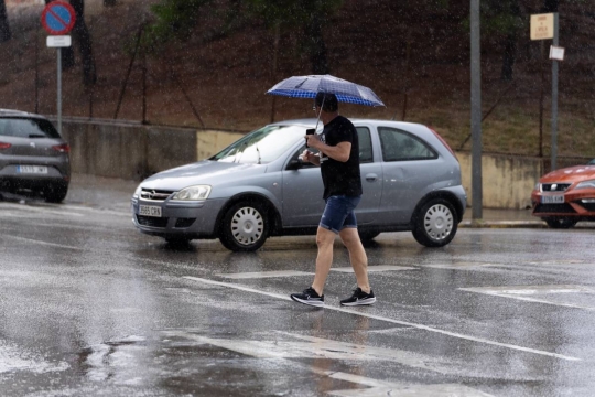 Pluja intensa i inici del canvi de temperatures a partir de diumenge a Sabadell 