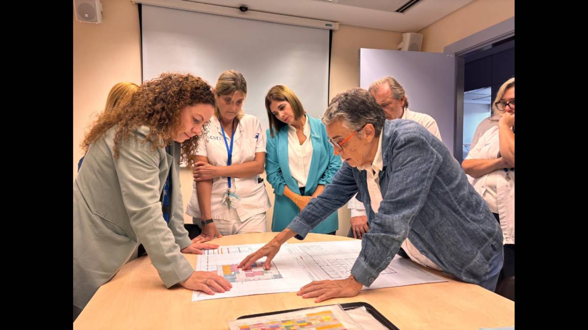 La consellera Pané, en la visita a Terrassa - Cedida
