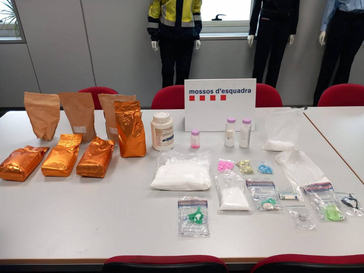 Material trobat pels Mossos d'Esquadra en els escorcolls - Cedida