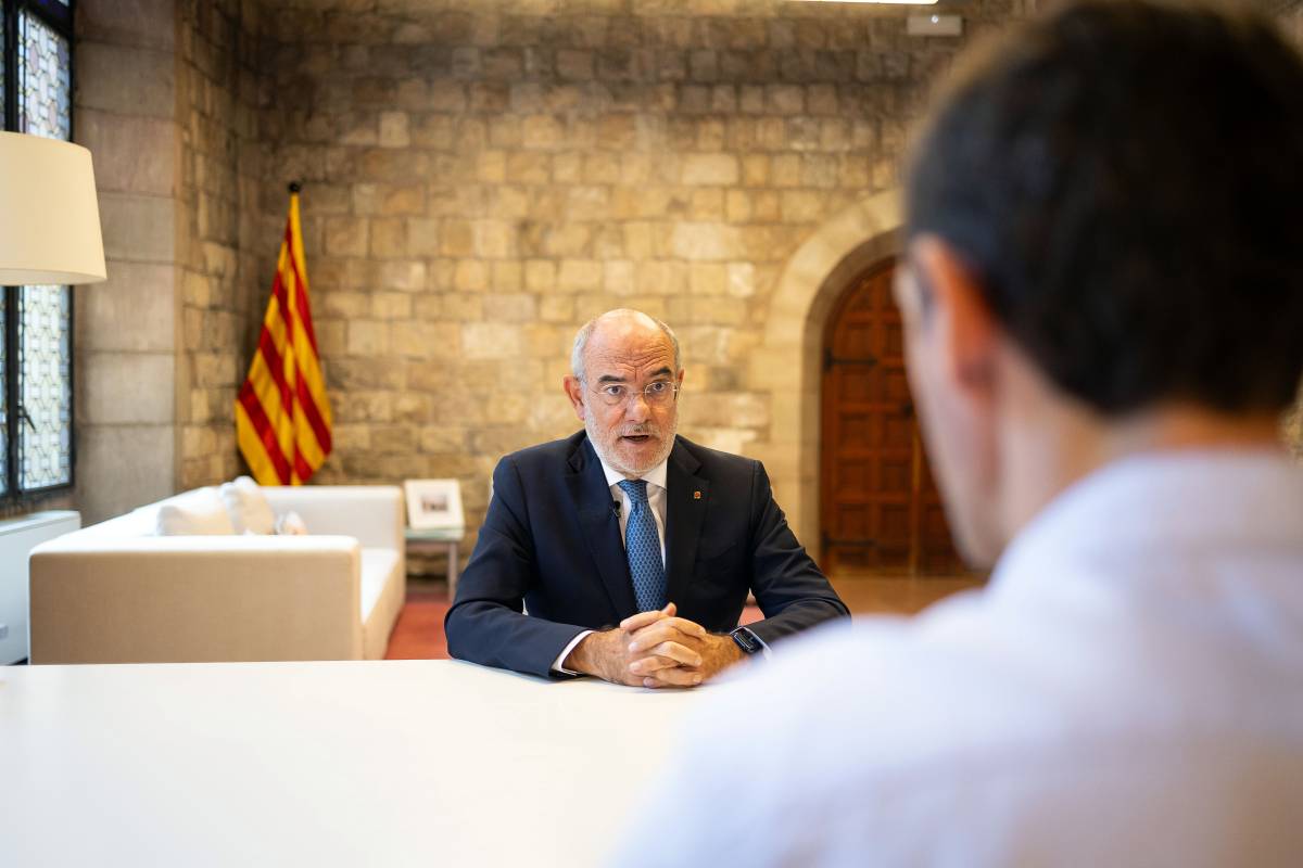 Jaume Duch, aquesta setmana al seu despatx - Hugo Fernández