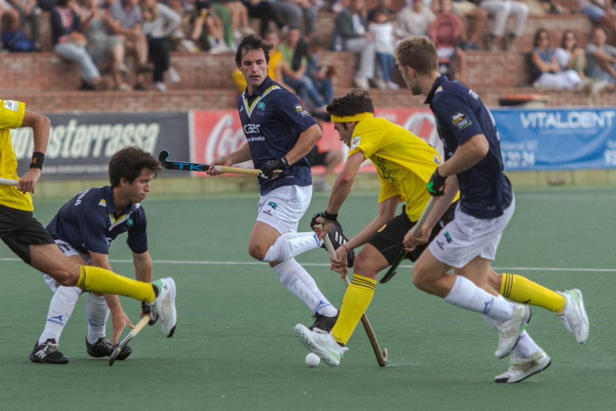 El davanter Quim Malgosa, en un partit contra el Club de Campo - Lluís Clotet