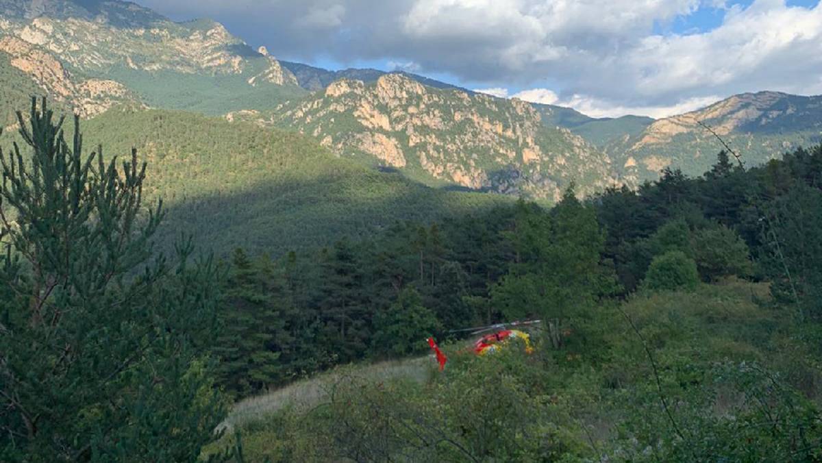 Una operatiu de rescat a la Coma i la Pedra, la setmana passada - Bombers