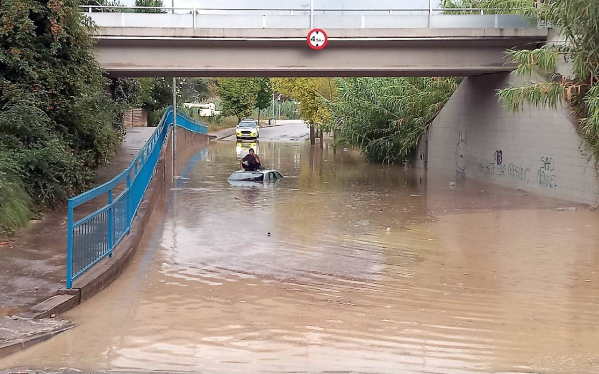 El Bages, un dels punts més afectats per les fortes pluges: evacuacions a Montserrat i carreteres tallades