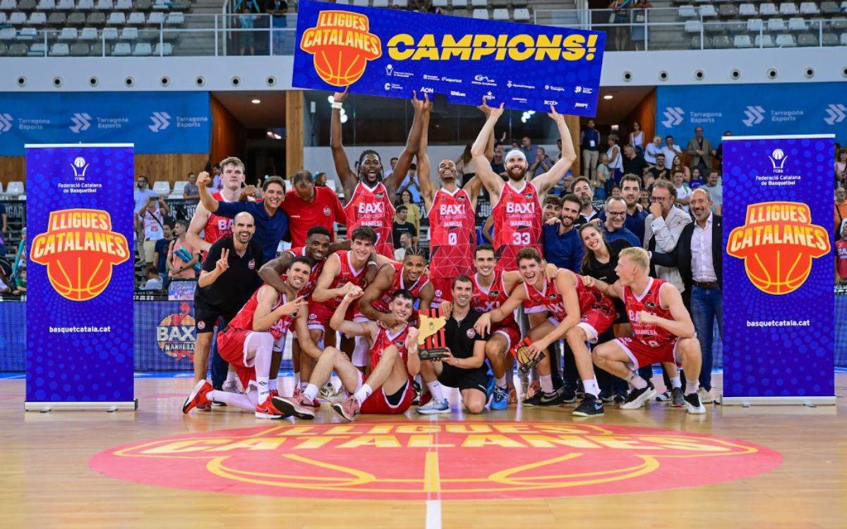 El BAXI Manresa ha sumat la seva quarta Lliga Catalana ACB contra el Joventut. - Gus Carrasco/FCBQ