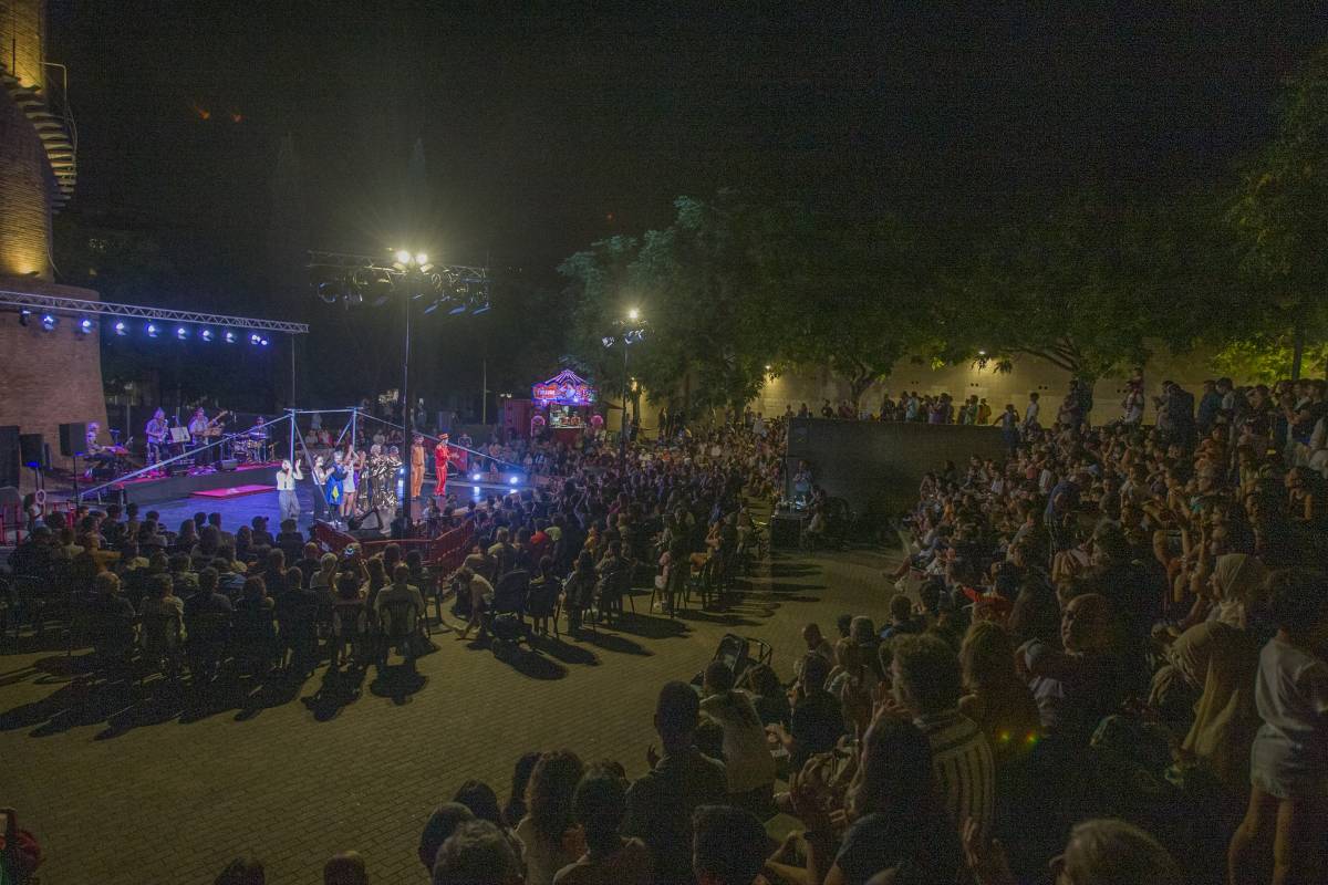 Públic a la Gran Gala del Festival de Circ de Terrassa, aquest dissabte 20 de setembre - Nebridi Aróztegui