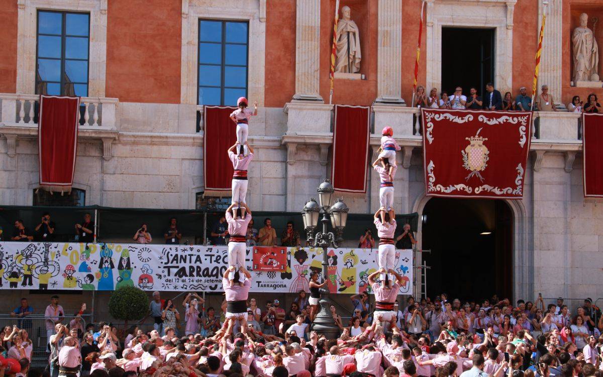 La diada castellera de Santa Tecla és una de les cites destacades del dimarts 23 de setembre a Tarragona. - Mar Rovira/ACN