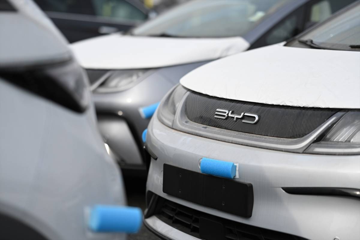 Un cotxe de la marca xinesa BYD - Europa Press