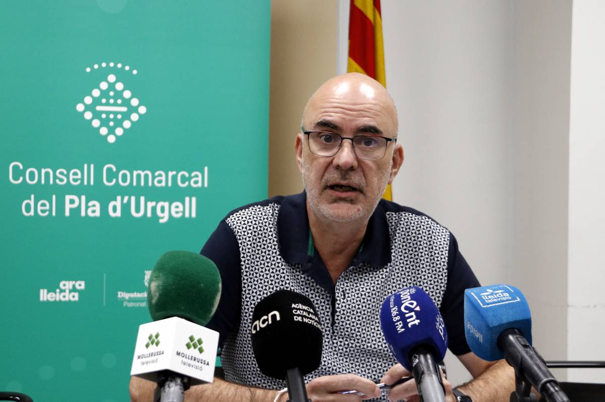 Carles Palau, president del Consell Comarcal del Pla d’Urgell - ACN