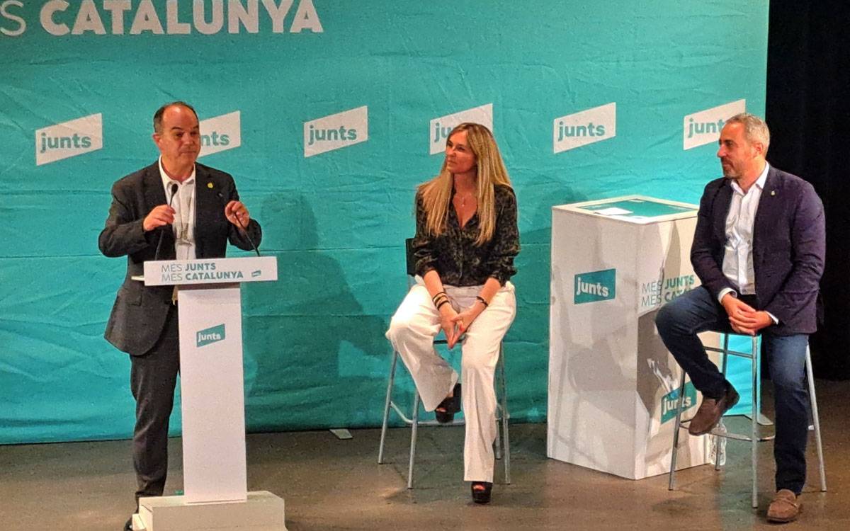 Turull marca distàncies amb l'extrema dreta des de Manresa: «El catalanisme mai avançarà des del discurs de l'odi»