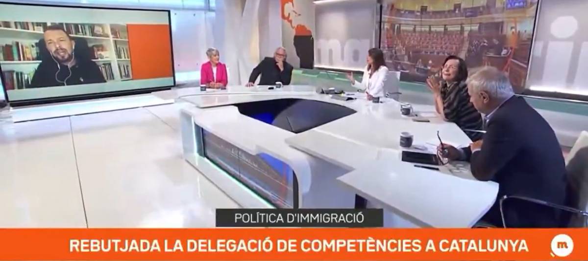Ariadna Oltra talla la connexió amb Pablo Iglesias a «Els Matins» pels insults del fundador de Podem