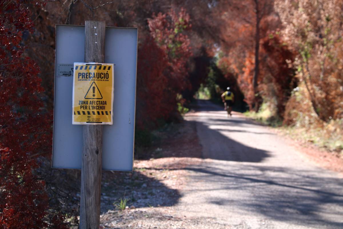 El Baix Ebre impulsa la promoció de la Via Verda afectada per l’incendi de juliol
