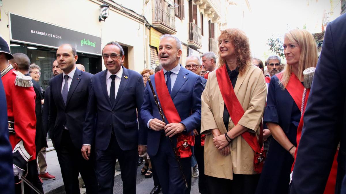 El seguici de la Mercè muta en cursa electoral pel 2027