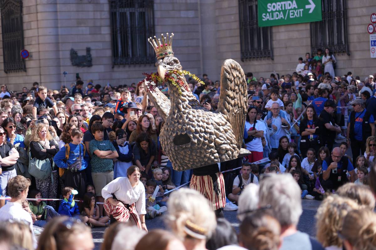 Ball de l'Àliga a la plaça Sant Jaume - Guillem Roset / ACN