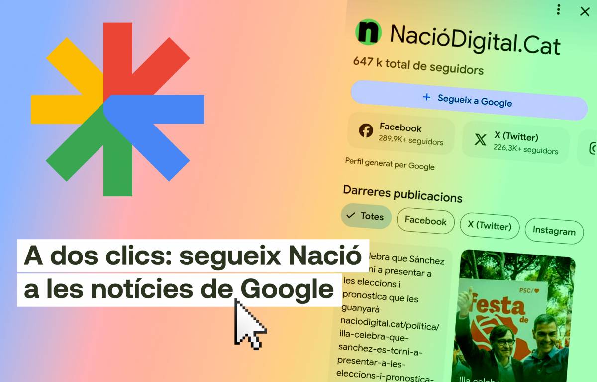 Segueix Nació a les notícies de Google