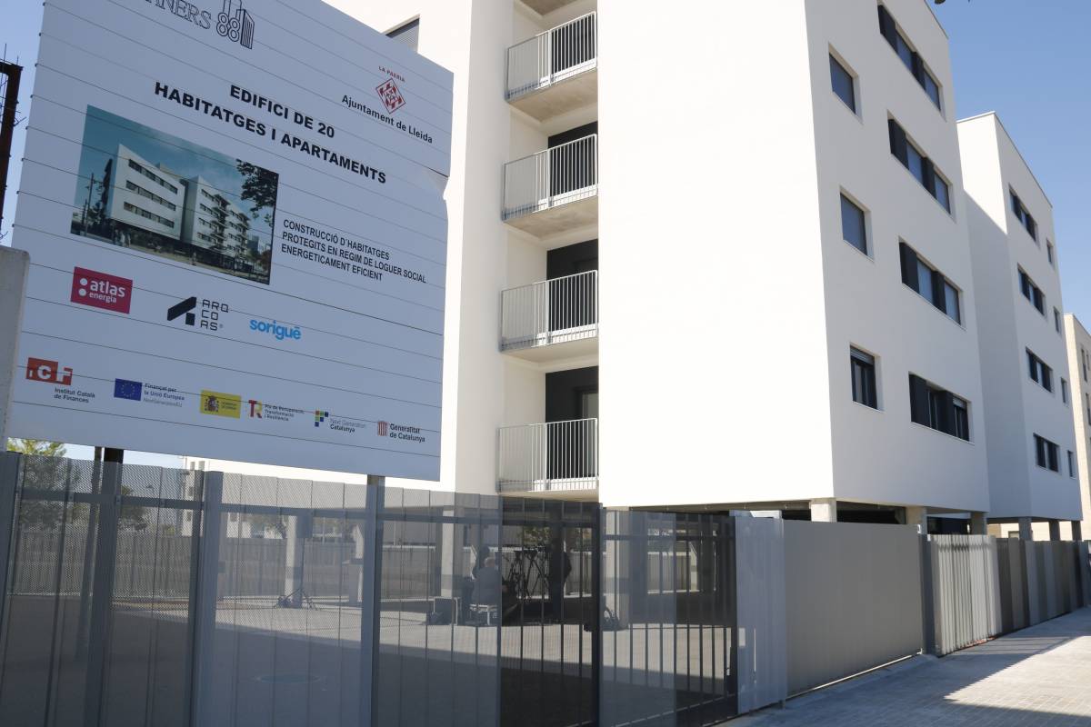 Lleida accelera el pols de l’habitatge: 752 nous pisos en marxa i un salt en l’oferta assequible