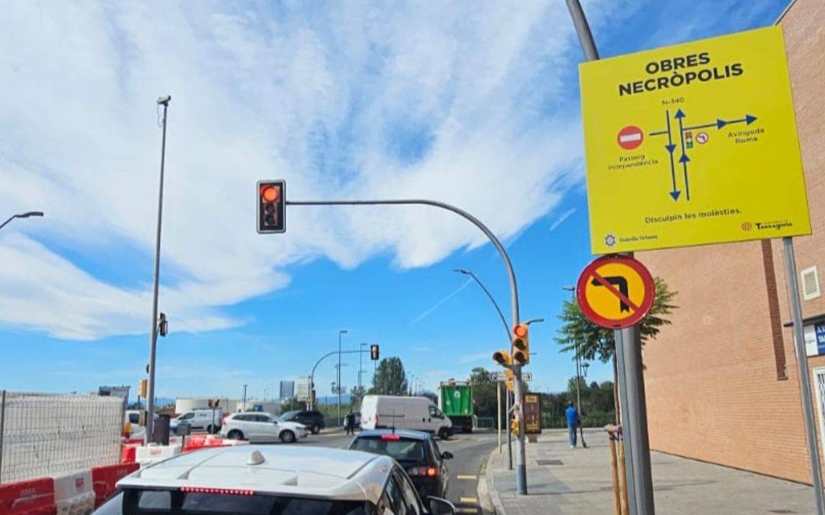 Noves restriccions de mobilitat a Tarragona per les obres de la Necròpolis