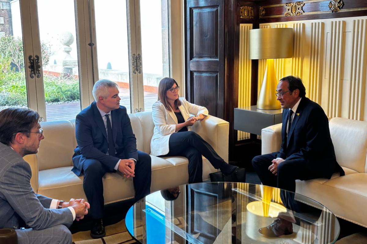 Gemma Geis es reuneix amb Josep Rull