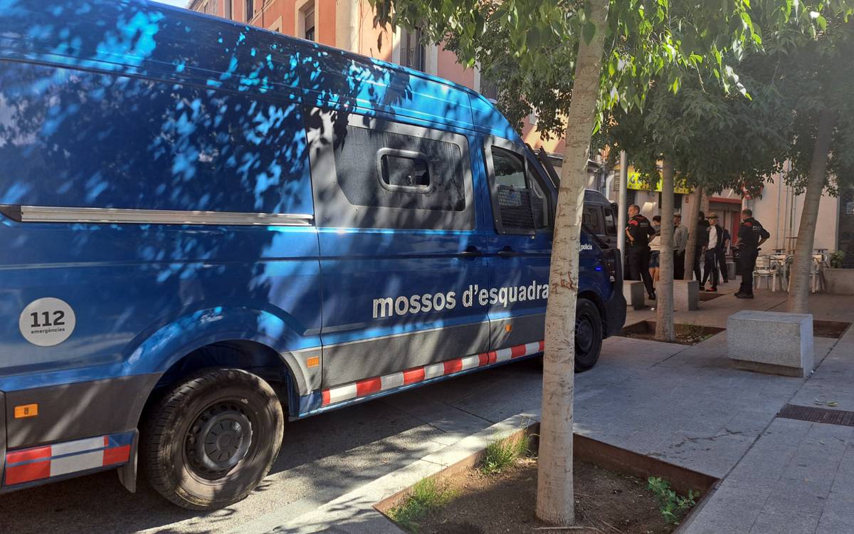 Dispositiu Tremall dels Mossos a la plaça Europa - Pere Fontanals