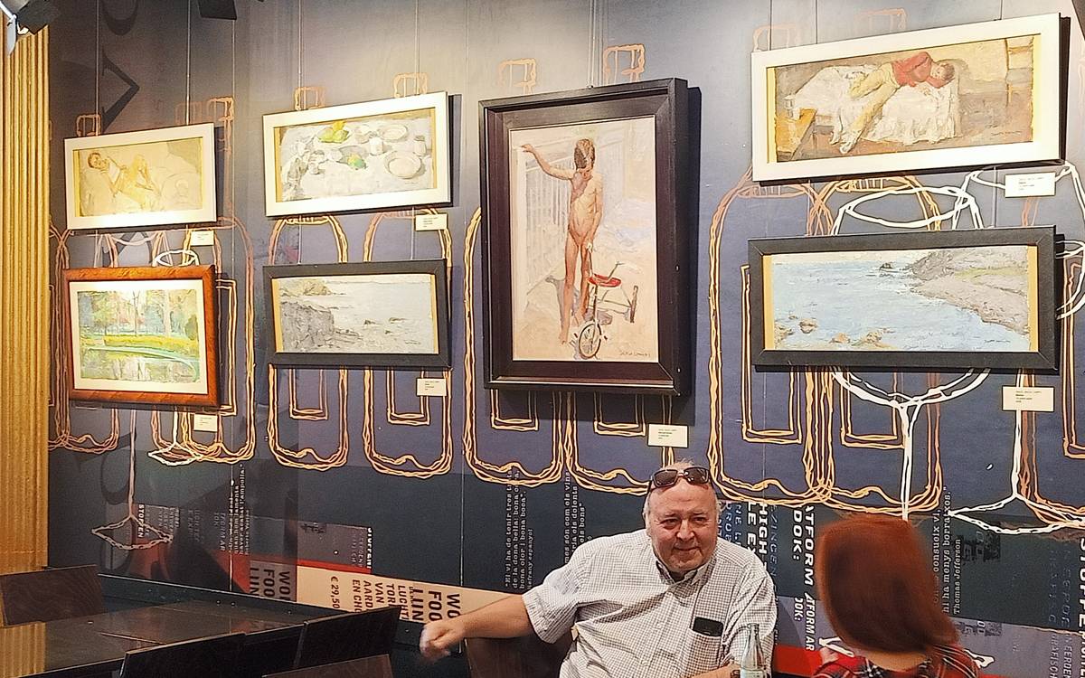 Las Vegas acull una exposició d'Àngel Badia Camps, pintor de Puig-reig reconegut internacionalment
