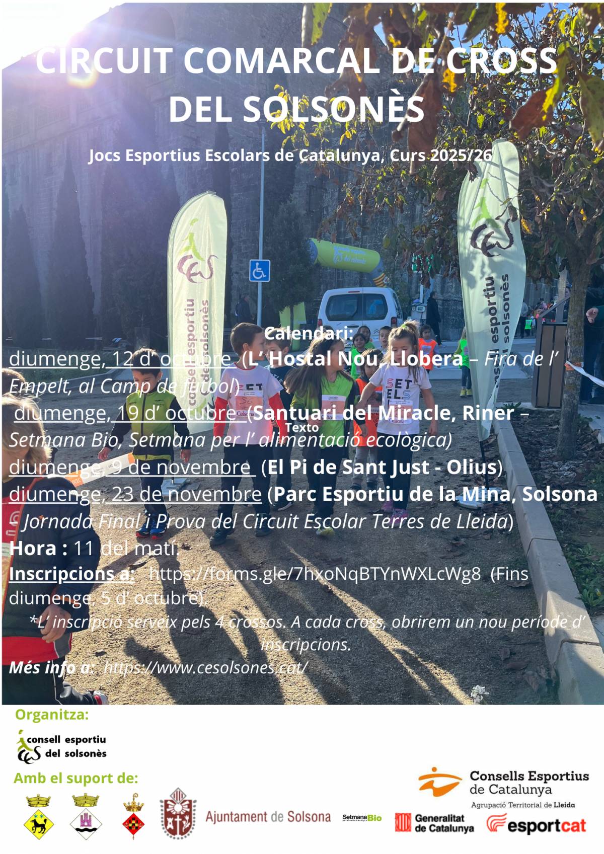 Comença la temporada de competicions esportives escolars al Solsonès