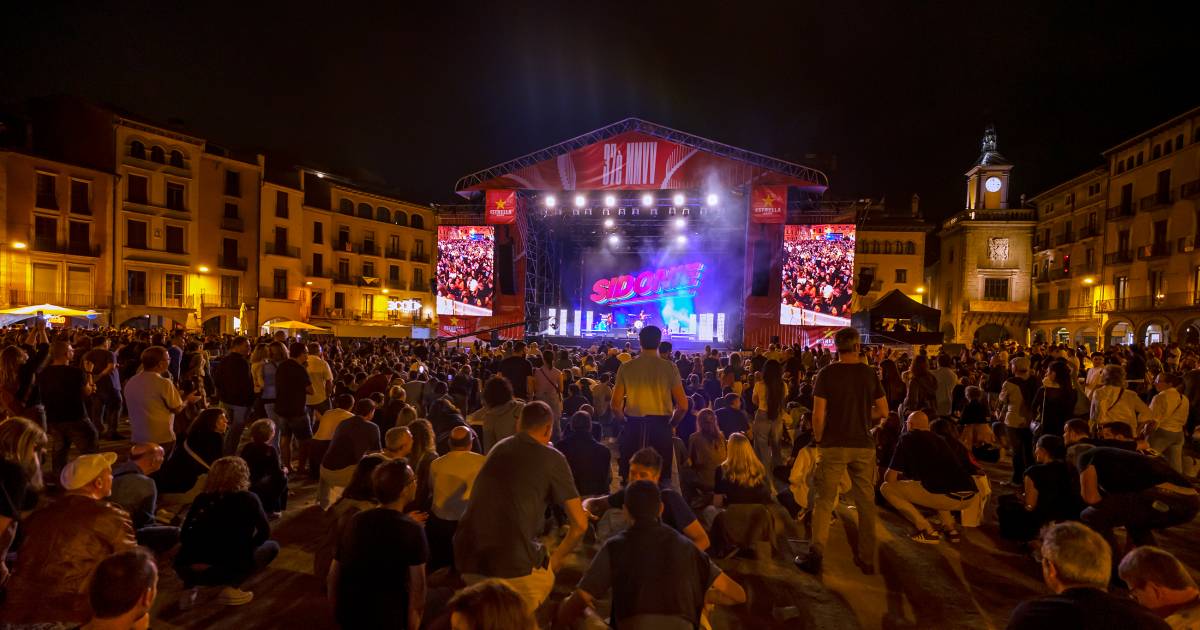 Setembre 2025 a Osona i el Lluçanès: concert de Sidonie al Mercat de Música Viva de Vic.