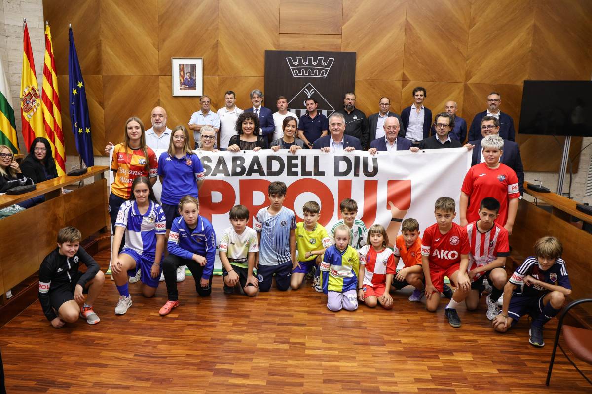 Els clubs sabadellencs, l'Ajuntament i la FCF, alineats contra la violència en el futbol