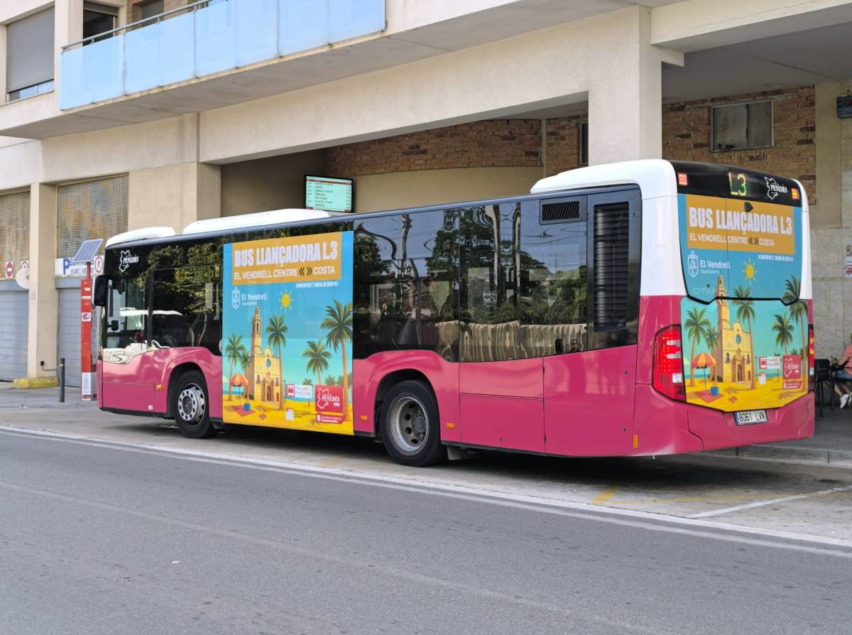 El bus llançadora del Vendrell consolida l'èxit d'estiu i mantindrà el servei durant tot l'any
