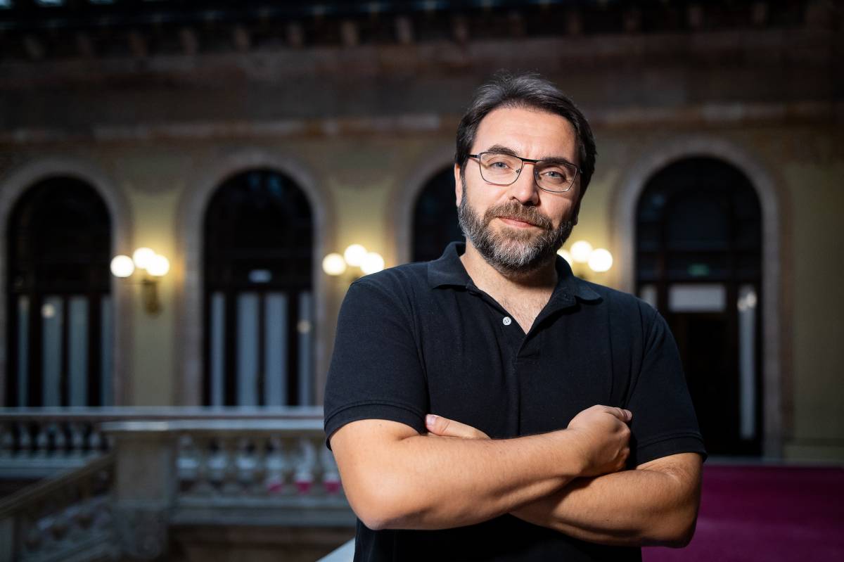 Ferran Pedret, fotografiat al Parlament de Catalunya - Hugo Fernández