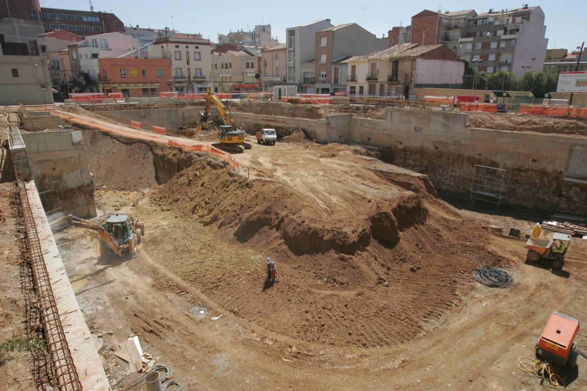 Plaça del Progrés -  Nebridi Aróztegui/Arxiu Diari de Terrassa